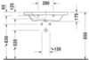 Duravit DuraStyle 2320800000 Раковина мебельная