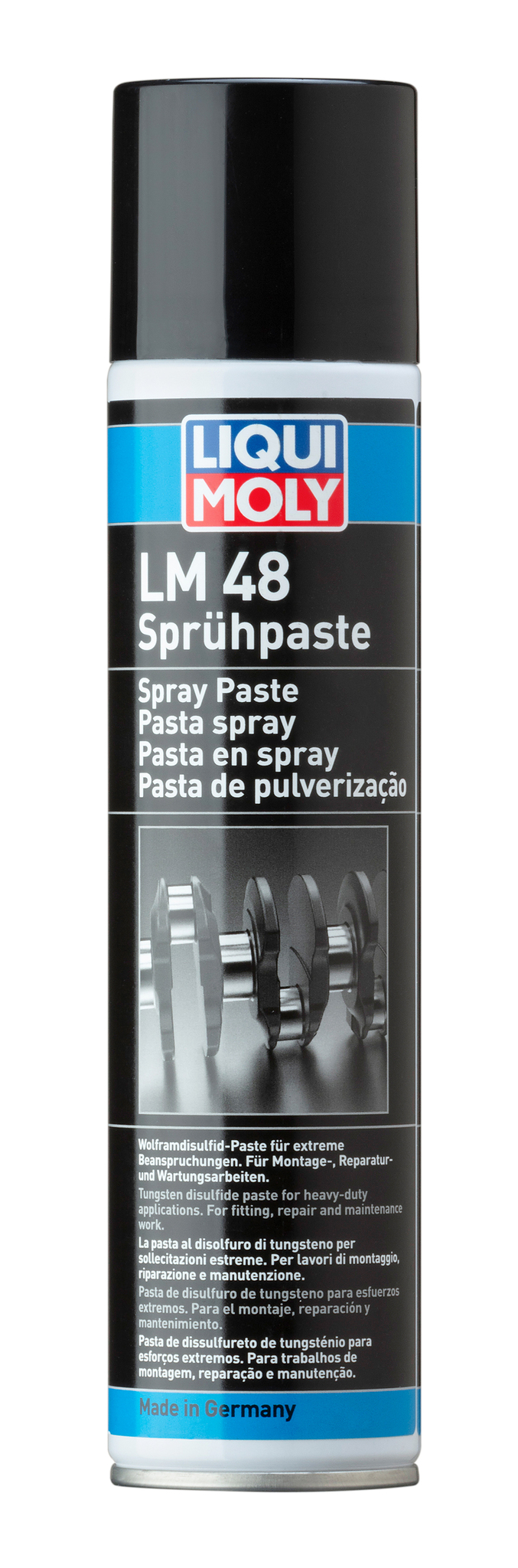 Паста монтажная с дисульфидом молибдена и графитом Liqui Moly LM48 Spruhpaste 300мл