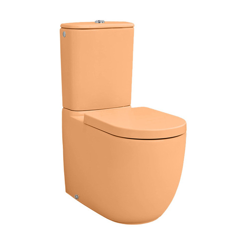 ArtCeram File 2.0 FLV003 13 00 ARANCIO CAMMEO Унитаз моноблок, цвет: оранжевый