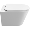 BelBagno Tre-Tor BB5180CH-TOR/SC Унитаз подвесной безободковый, с системой смыва "Торнадо"и сиденьем soft close, цвет: белый