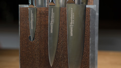 Комплект из 6 ножей Samura BAMBOO и коричневой подставки