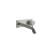Gessi 316 54090#239 Встраиваемый смеситель с изливом 200-170мм (внешние части), цвет: steel brushed