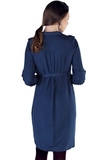 Платье для беременных 09831 синий