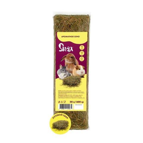 Snax сено ароматное луговой сбор 600 гр