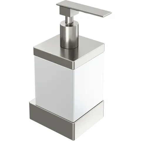 Boheme 10727-NB Диспенсер настенный Qubic Nickel Brush