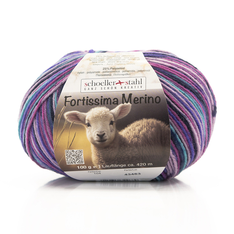Fortissima Merino 4-fach 104