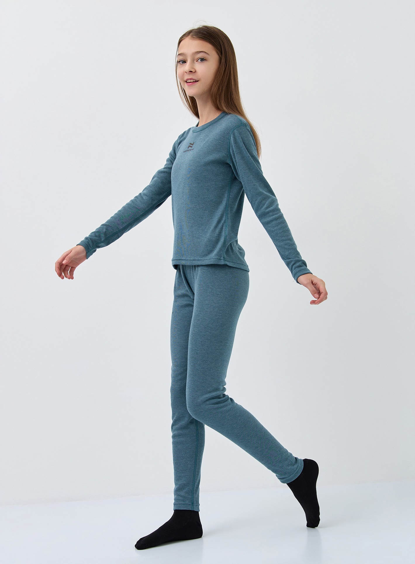 Детское термобелье комплект Nordski Soft green - 2