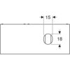 Geberit VariForm 501.172.00.1 Тумба под раковину, 120x23.5x51см, темно-серый / лакированный матовый, темно-серый / матовый