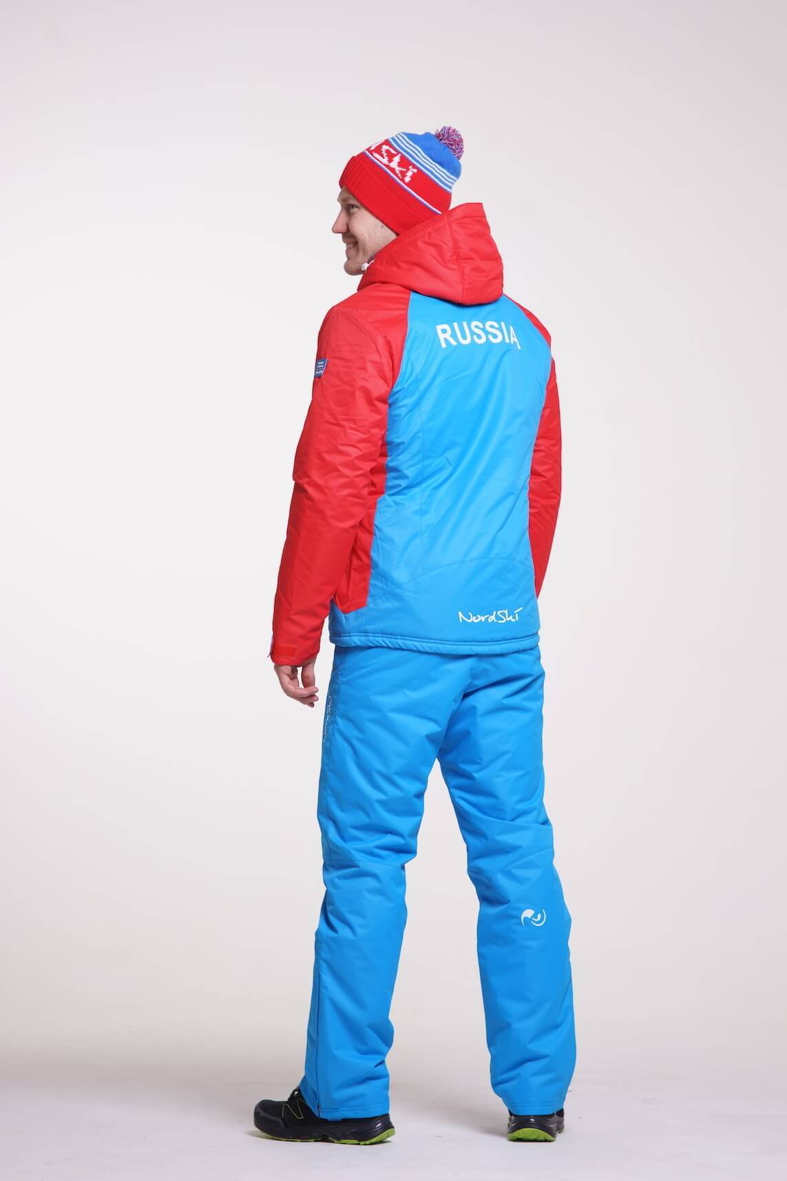 Nordski Jr National прогулочный лыжный костюм детский blue - 3