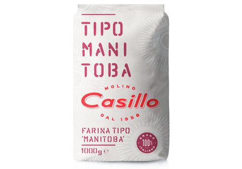 Мука пшеничная из мягких сортов пшеницы "Molino Casillo", 1кг