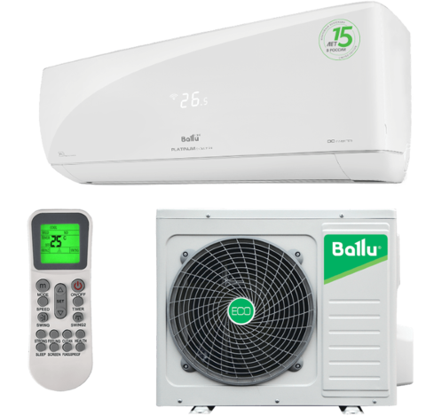 Сплит-система инверторного типа Ballu BSUI-09HN8_V4 Platinum Evolution DC