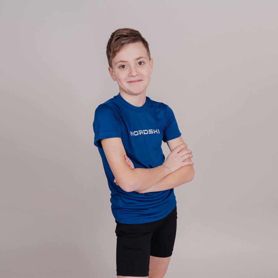 Nordski Jr Logo Run комлпект для бега детский navy