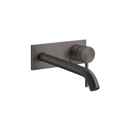 Gessi 316 54090#707 Встраиваемый смеситель с изливом 200-170мм (внешние части), цвет: brushed black metal pvd фото