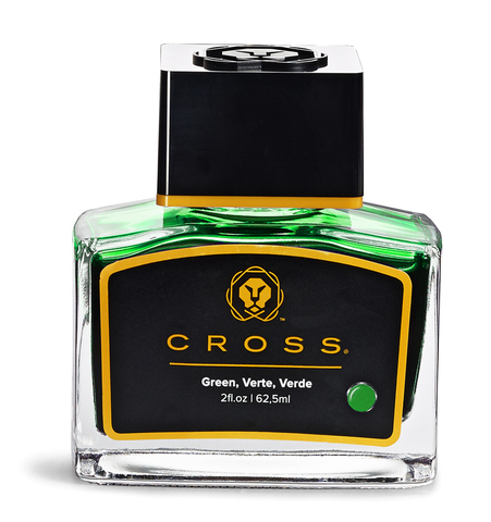 Чернила во флаконе Cross для перьевых ручек, 62,5 ml, Green (8945S-5)