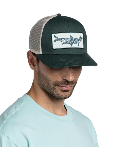 Картинка кепка Buff Explore Trucker Cap Salty Green - 2