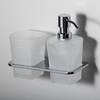 WasserKRAFT Leine K-5089 Держатель стакана и дозатора, цвет: хром