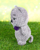 Мягкая игрушка котёнок (серый) 19 см