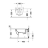 Duravit Starck 3 2230100000 Биде напольное