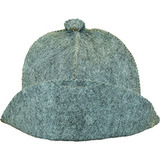 Шапка Банщик серая - 1