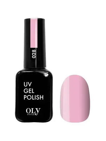 OLYSTYLE Гель-лак для ногтей тон 028 нежно-розовый