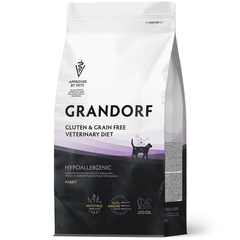 Grandorf cat корм ветеринарный для взрослых кошек с пищевой аллергией hypoallergenic