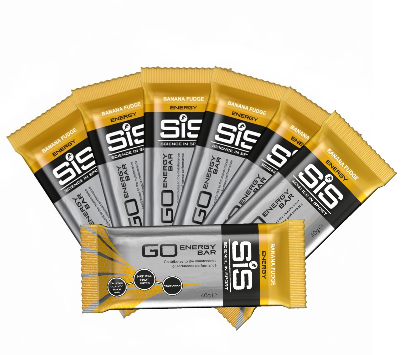 Набор энергетических батончиков SIS Go Energy Mini Bar 40 г банан - 3