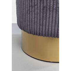 Пуф Cherry Grey Cord Brass Ø35 см