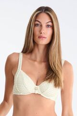 Бюстгальтер купальный с мягкими чашками LISCA EGYPT 040900 | Кремовый
