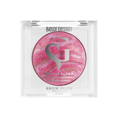 BelorDesign Румяна мраморные Show Glow тон 1
