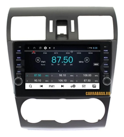 Штатная магнитола для Subaru Impreza 2012-2015 Android 10 4/64GB IPS DSP модель CB1025T9