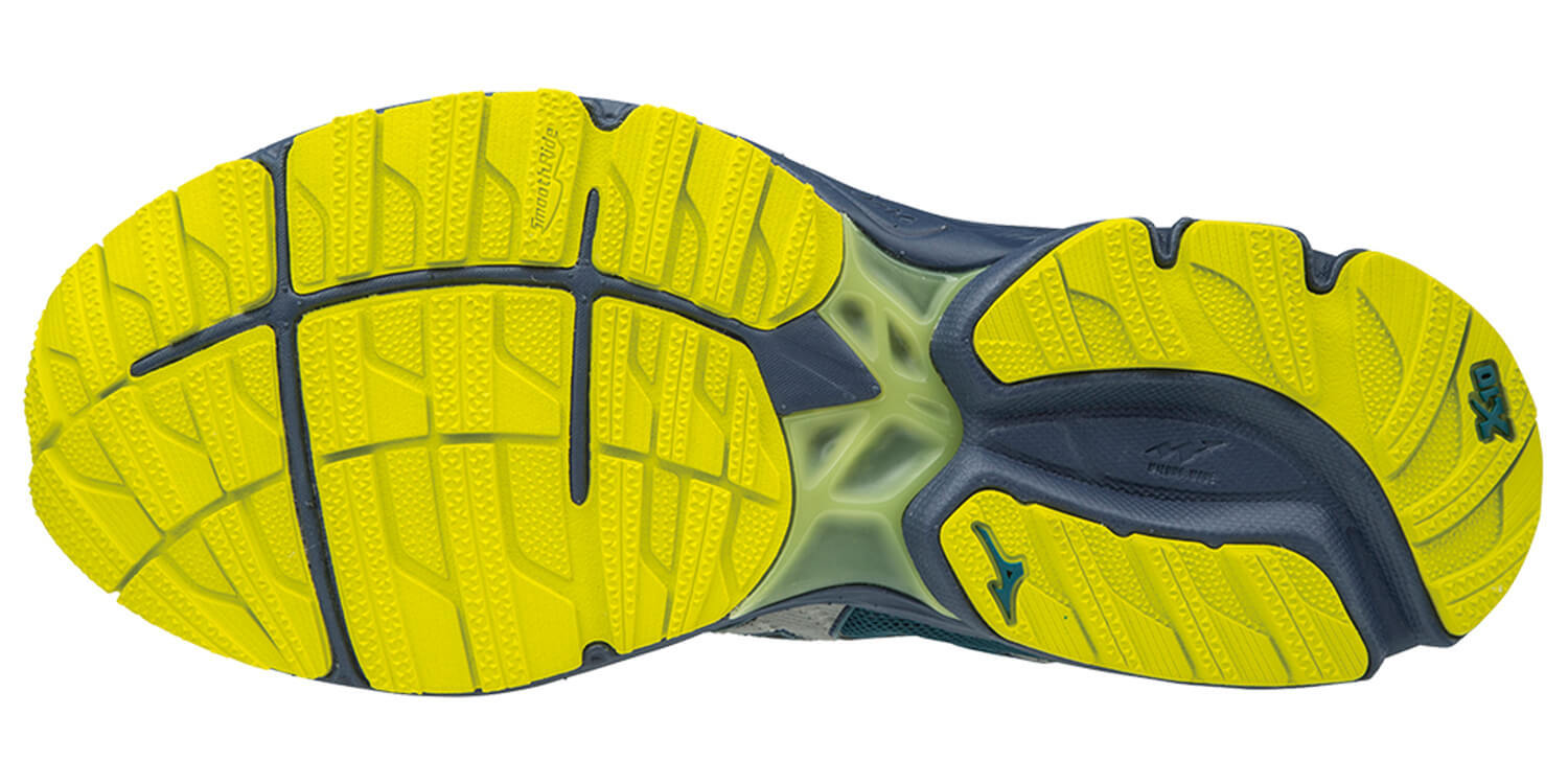 Беговые кроссовки мужские Mizuno Wave Rider 20 GoreTex синие - 2