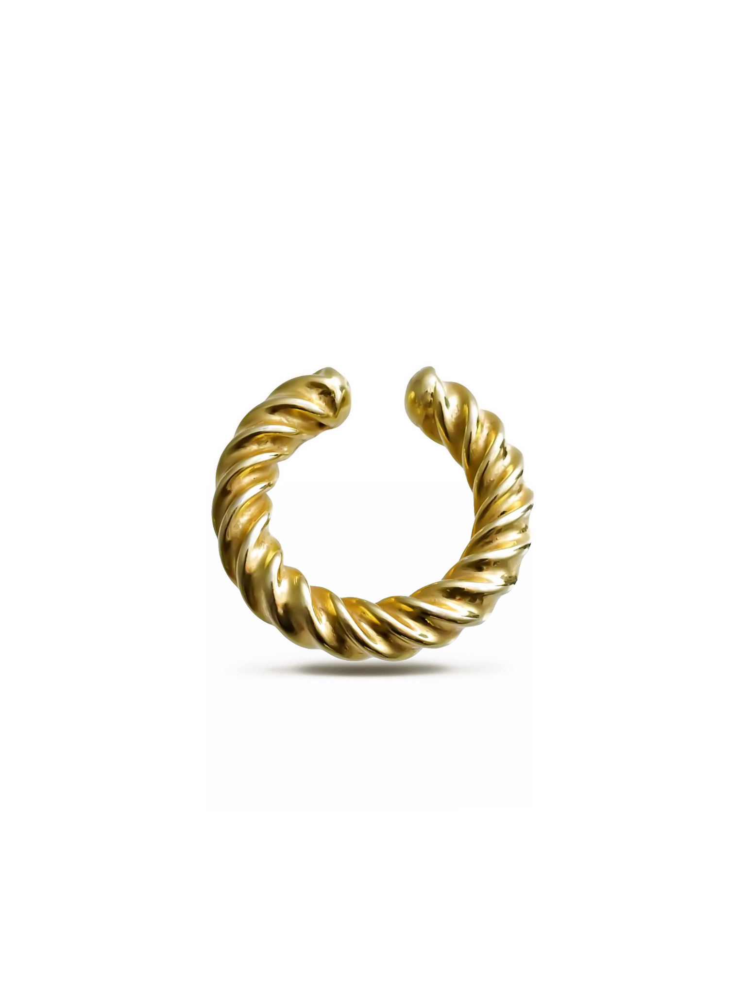 Кафф Вирпул, серебро 925, позолота 18k