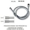 Remer 332CN2G120BO Шланг для душа, цвет: белый матовый