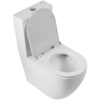 BelBagno Sfera-R BB2141CPR/BB902SC Унитаз-компакт безободковый, цвет: белый