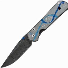 Фото Нож складной Chris Reeve Large Sebenza 21, сталь дамаск с рисунком 