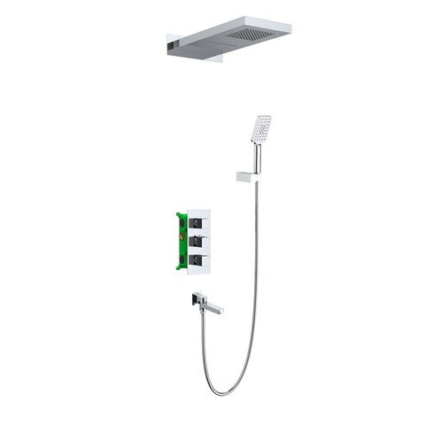 Timo Petruma SX-5079/00SM Душевая система встраиваемая с термостатом, цвет: хром