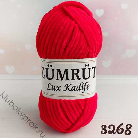 ZUMRUT LUX KADIFE 3268, Красный