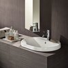 Geberit VariForm 500.724.01.2 Раковина встраиваемая в столешницу овальной формы, 60х48 см, с отв. под смеситель, с отв. перелива