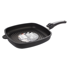 Сковорода гриль квадратная 26х26 см, съемная ручка, AMT Frying Pans Titan арт. AMT I-E264G