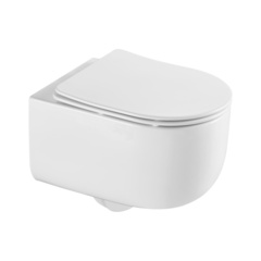 BelBagno Soft BB084CH-TOR Чаша унитаза подвесного безободкового, с системой смыва 