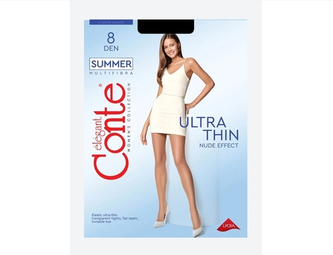 Колготки женские 8 Den Summer, р.5 Nero Conte