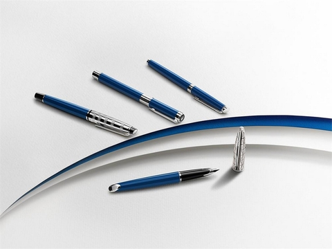 Ручка шариковая Waterman Perspective Deluxe Obsession Blue CT, MBlue(1904579)