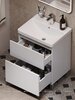 Aquanet 362545 Тумба Вега 50 напольная (Ирис T) 2 ящ. цв. белый глянец (362545)