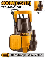 Погружной дренажный насос для чистой воды 400 Вт SUPER INGCO SPC4008