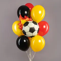 Связка гелиевых шаров Огненный мяч!