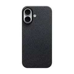 Чехол PITAKA Ultra-Slim Case для Apple iPhone 17 (PitaTap) MagSafe, Black/Gray