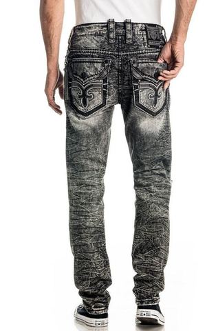 Rock Revival | Джинсы мужские BENTON TA202 TAPER TJ2412TA202 сзади