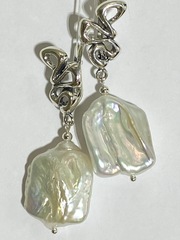 Мона (серьги из серебра)