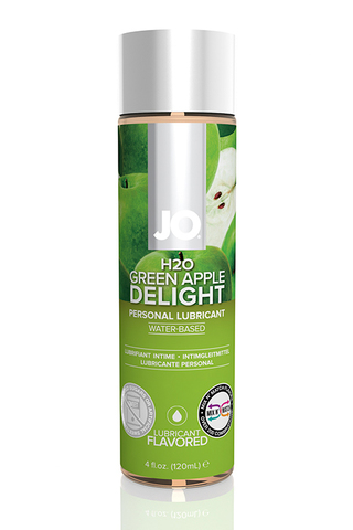 Ароматизированный любрикант Зеленое яблоко  / JO Flavored  Green Apple H2O 1oz - 30мл.