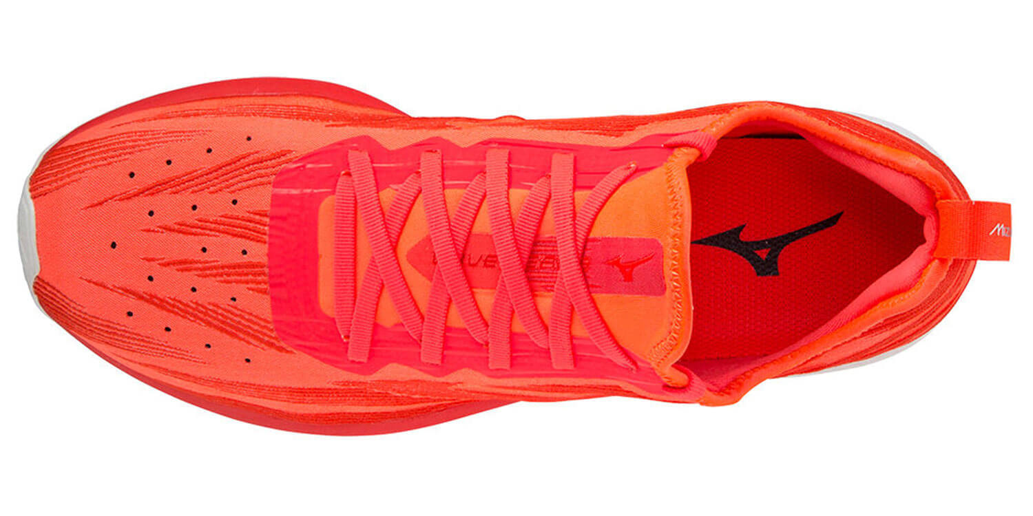 Mizuno Wave Aero 19 кроссовки для бега мужские красные - 4